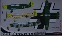 Kora Model 72167 Benes-Mraz Be-51B/C Luftwaffe (2 resin kits) 1/72