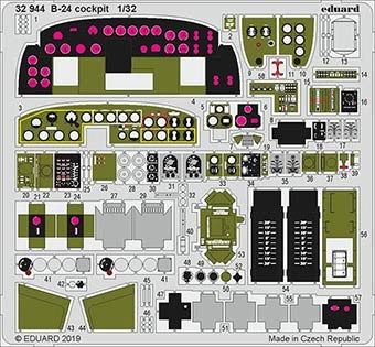 Eduard 32944 SET B-24 cockpit (HOBBYB)