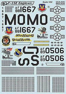 Print Scale 32-021 F-15E Eagle (wet decals) 1/32