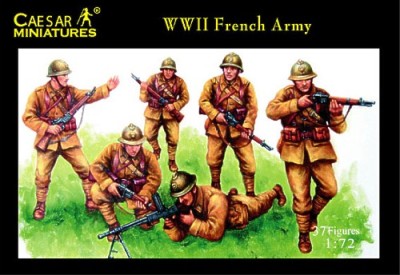 Caesar Miniatures H038 French Army (WWII) 1/72