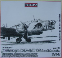 Kora Model C7231 Ju 86K-4/B3A Swedish - Conv.set (Part V.) 1/72
