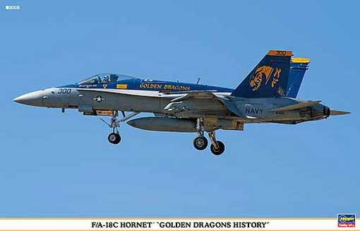 Hasegawa 00964 F/A-18C Hornet (VFA-192 "Golden Dragons" history) 1/72