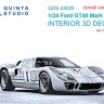 Quinta studio QDS-24025 Ford GT40 Mark II (Fujimi) (Малая версия) 1/24