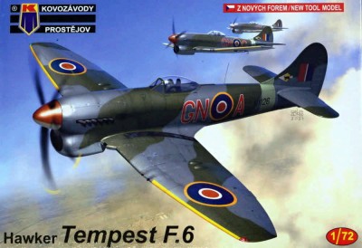 Kovozavody Prostejov 72223 Hawker Tempest F.6 (3x camo) 1/72