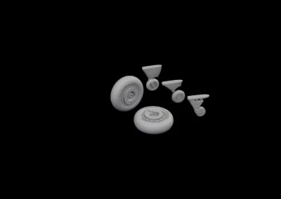 Eduard 648815 BRASSIN F4F-4 wheels early (EDU) 1/48