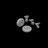 Eduard 648815 BRASSIN F4F-4 wheels early (EDU) 1/48