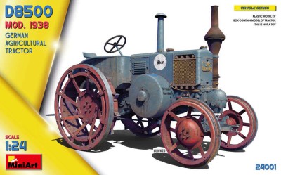 Miniart 24001 German Agricultural Tractor D8500 Mod. 1938 1/24