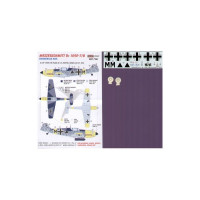 Kora Model DEC7241 Bf 109E-7/B (Escuadrilla Azul) декали декали 1/72