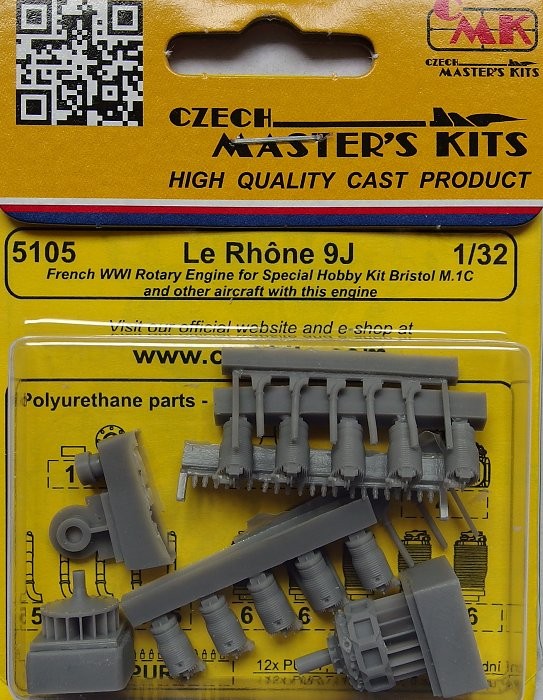 CMK 5105 Le Rhne 9J - French WWI Rotary Engine 1/32
