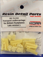 Kora Model DS72234 British Floatpl. Transp.undercarriage late I 1/72