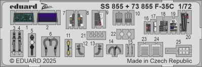 Eduard BIG72188 F-35C (TAM) 1/72