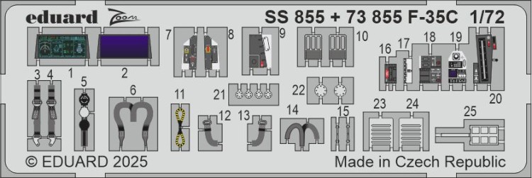 Eduard BIG72188 F-35C (TAM) 1/72