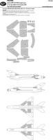 New Ware M1353 Mask MiG-21F-13 METALIC PANELS (EDU) 1/48