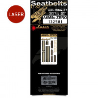 HGW 132581 Seatbelts A6M5c ZERO (laser) 1/32