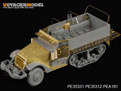 Voyager Model PE35331 WWII US M3 Half Track (For DRAGON 6332) 1/35