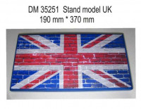 Dan models 35251 Подставка для модели. Тема Великобритания размеры 190 мм * 370 мм