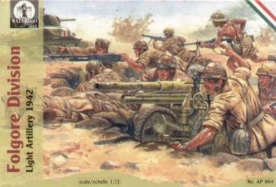 Waterloo 1815 WLAP004 Folgore Division Light Artillery 1/72