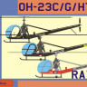 Lf Model P7256 Hiller OH-23C/G/HT.2 Raven (3x camo) 1/72