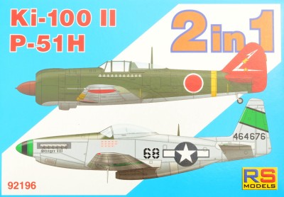 RS Model 92196 Ki-100 II &amp; P-51 H (Double kit) 1/72