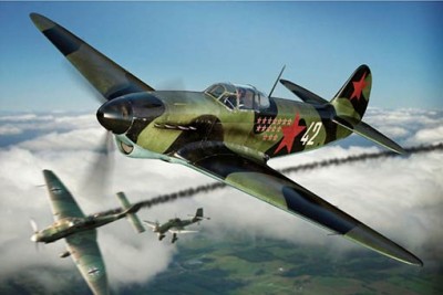 Brengun BRP72038 Yakovlev Yak-1b (plastic kit) 1/72