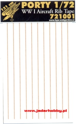 HGW 721001 WW1 Aircraft Rib Tape (1:72) 1/72