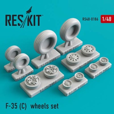 Reskit RS48-0186 F-35 (C) wheels set (KITTYH) 1/48