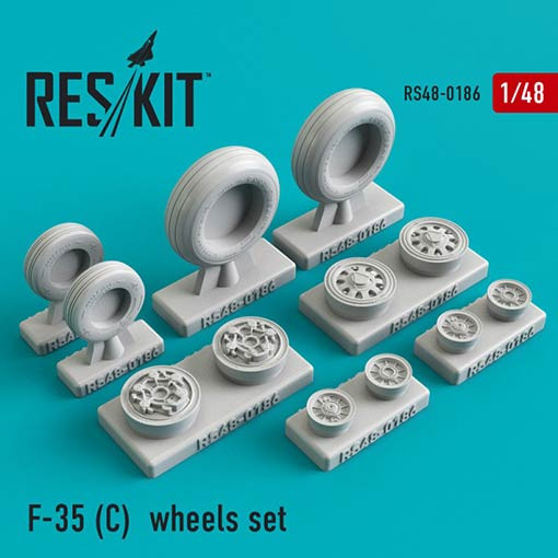 Reskit RS48-0186 F-35 (C) wheels set (KITTYH) 1/48