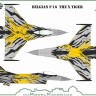 Model Maker Decals MD32179 Belgian Lockheed-Martin F-16 THE X TIGER decals + masks set 1/32