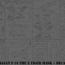 Model Maker Decals MD32179 Belgian Lockheed-Martin F-16 THE X TIGER decals + masks set 1/32