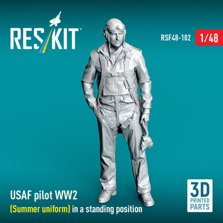 Reskit F48102 USAF pilot WW2 (Summer uniform) 1/48