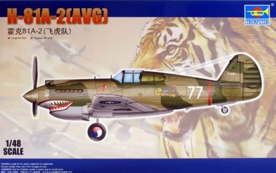 Trumpeter 05807 Curtiss Hawk H-81A-2 `AVG` 1/48