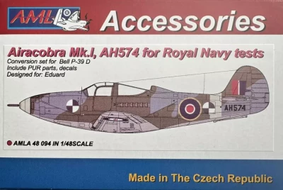AML AMLA48094 Airacobra Mk.I - AH574 for Royal Navy tests 1/48