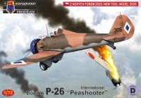 Kovozavody Prostejov 72518 P-26 Peashooter International (3x camo) 1/72