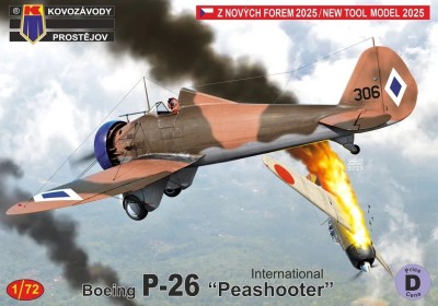 Kovozavody Prostejov 72518 P-26 Peashooter International (3x camo) 1/72