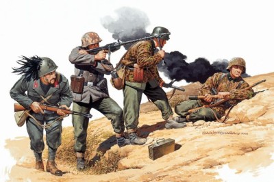 Dragon 6491 German Infantry (7. SS-Frw. Gebirgs Div. 'Prinz Eugen&quot;) &amp; Italian Infantry &quot;Hunting the Partisans' (Yugoslavia, 1943)