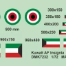 4+ Publications DMK72032 Decals Kuwait AF Insignia (2 sets) 1/72