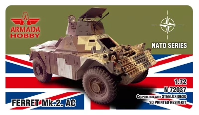 Armada Hobby N72037 Ferret Mk.2. AC NATO Series (3D printed kit) 1/72