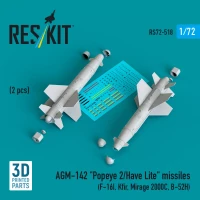 Reskit 72518 AGM-142 'Popeye 2/Have Lite' missiles (2 pcs. 1/72