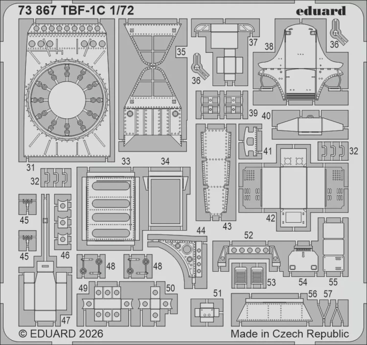 Eduard 73867 SET TBF-1C (HOBBYB) 1/72