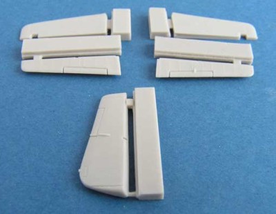 Pavla Models U72163 1/72 P-51 Mustang B/Mk.III tailplane,elev.+rudder