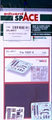 Eduard 3DL48017 Fw 190F-8 SPACE (EDU) 1/48