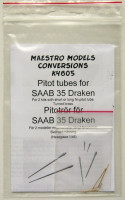 Maestro Models MMCK-4805 1/48 SAAB 35 Draken - Pitot tubes (3 types x2)