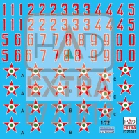 HAD E721019 Decal Hungarian Nat.Insignias&numbers 1951-90 1/72