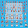 HAD E721019 Decal Hungarian Nat.Insignias&numbers 1951-90 1/72