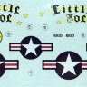 LF Model C48102 Decals RF-80A Shooting Star over Panama+mask 1/48