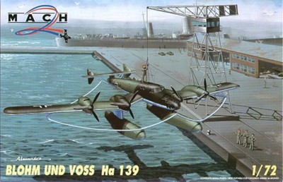 Mach 2 MACH7232 Blohm-und-Voss HA-139 Long Range Maritime Reconnaissance (floatplane/seaplane) 1/72