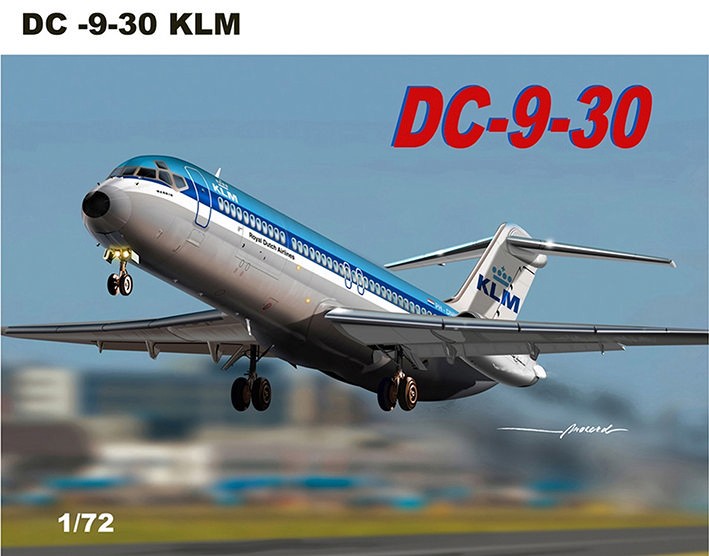 Mach 2 GP112KLM Douglas DC-9 KLM (DC-9-30) 1/72