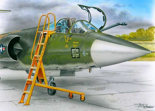 Plus model AL4061 1/48 Ladder for F-104 (plastic set)