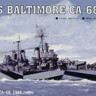 Trumpeter 05725 Крейсер USS BALTIMORE CA-68 1944 1/700