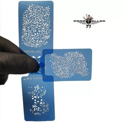 77 Propeller 77PRP021 Airbrush Stencils fine details Set No.1 (3 pcs.)